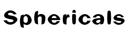 Sphericals Font Image