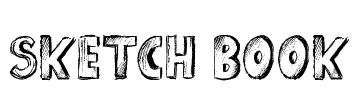 Sketch Book Font Image