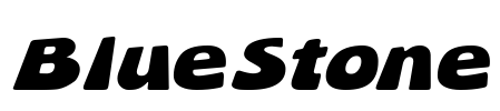 BlueStone Font Image