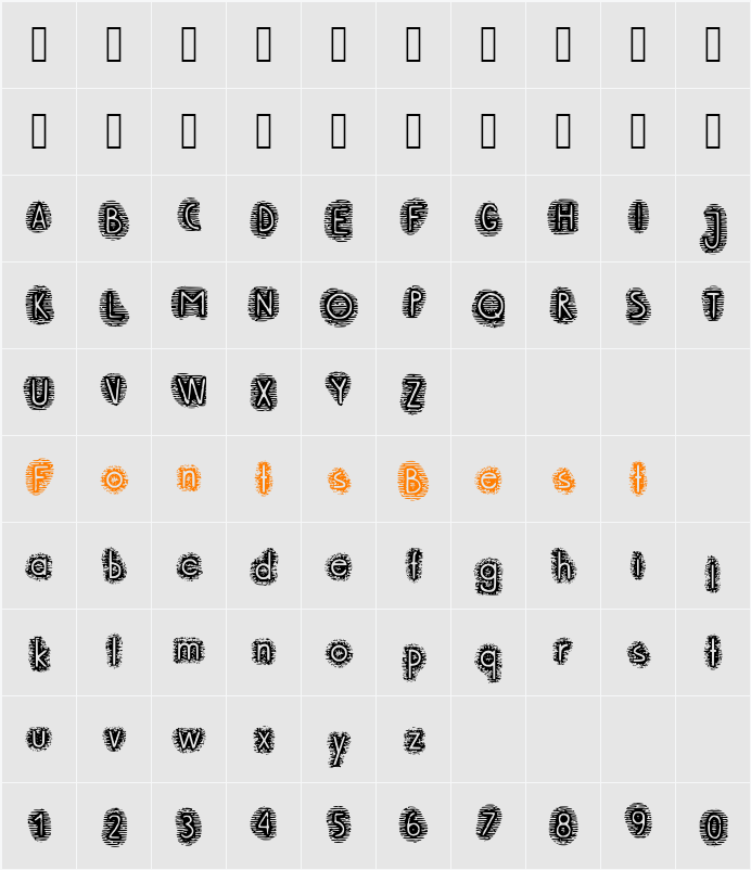 Paper Beach Character Map