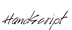 HandScript Font Image
