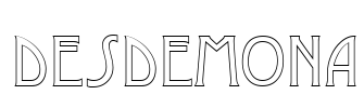 Desdemona Font Image