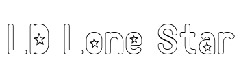 LD Lone Star Font Image