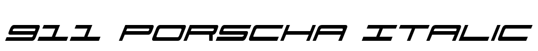 911 Porscha Italic
