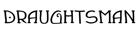Draughtsman Font Image