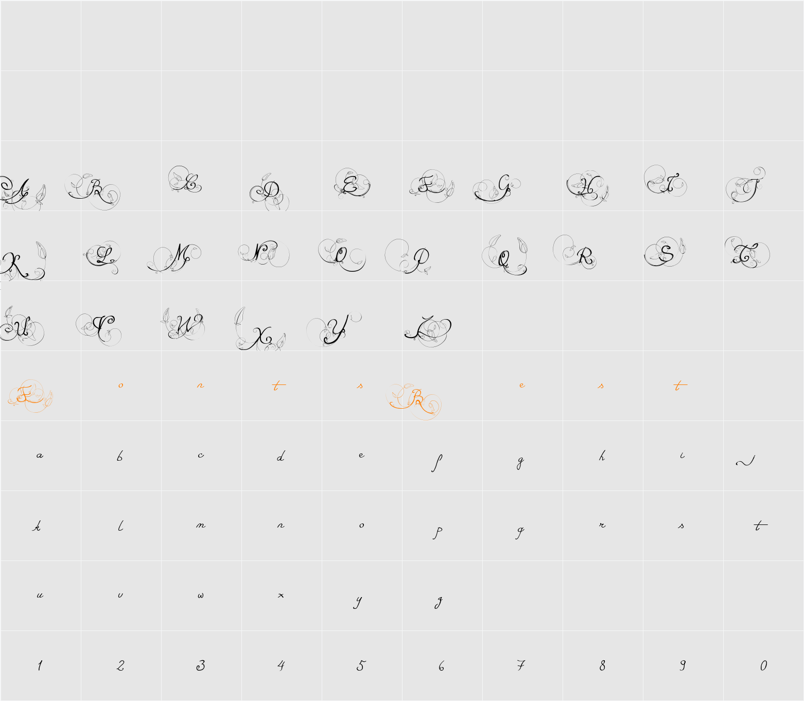 Eternal Call Character Map