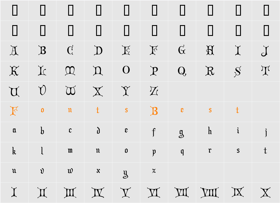 JI-Skenes Character Map