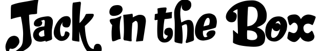 Jack in the Box Font Image