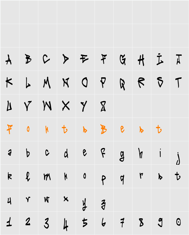 Tag It Yourself Character Map
