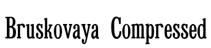 Bruskovaya Compressed