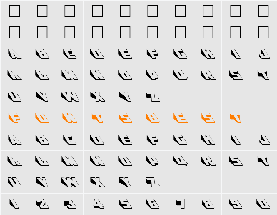 DoorJamb Character Map