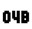 04b Font Image