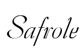 Safrole Font Image