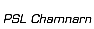 PSL-Chamnarn Font Image