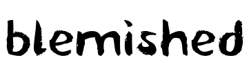 blemished