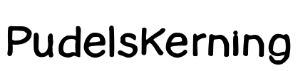 PudelsKerning Font Image