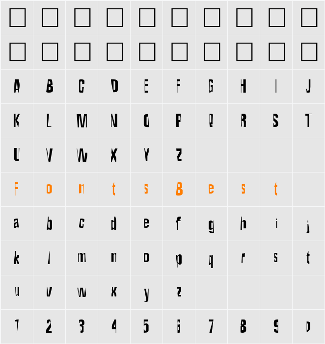 Maceo Character Map