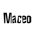 Maceo Font Image