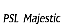PSL Majestic Font Image