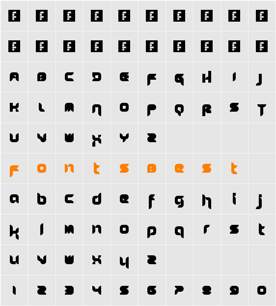 Stuntcroft Character Map