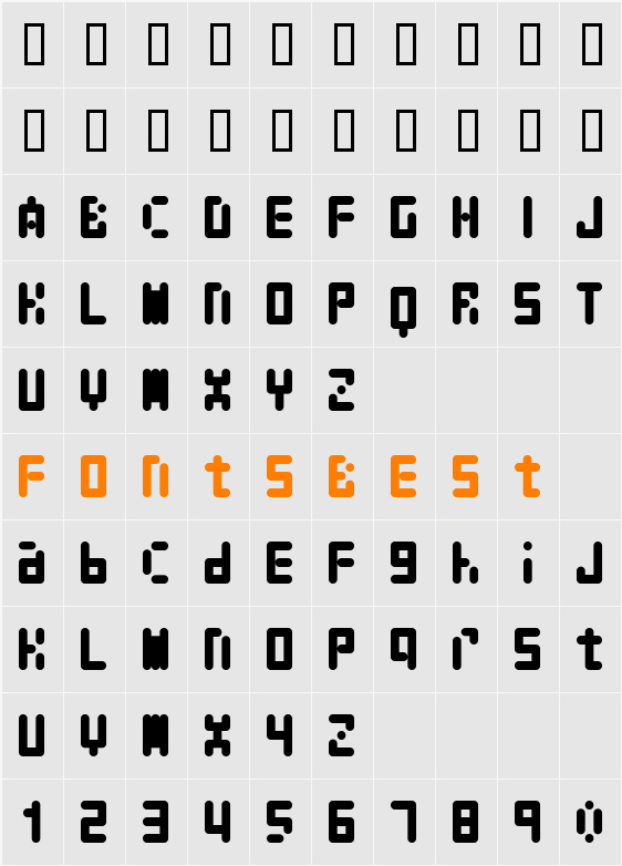 Dots Character Map