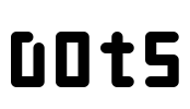 Dots Font Image