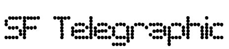 SF Telegraphic Font Image
