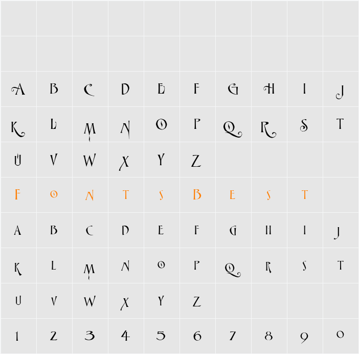 LHF Denise BETA Character Map