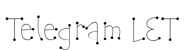 Telegram LET Font Image
