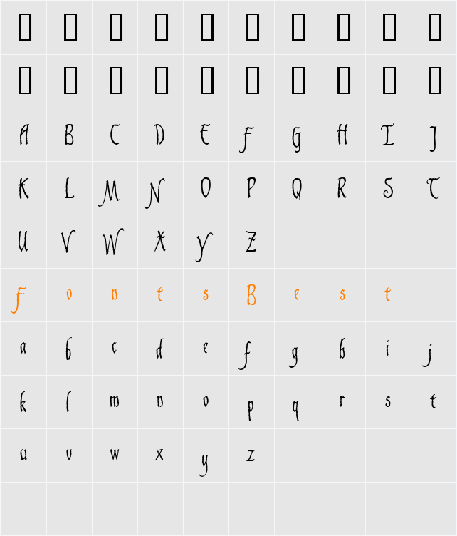 Gaiseric Demo Character Map