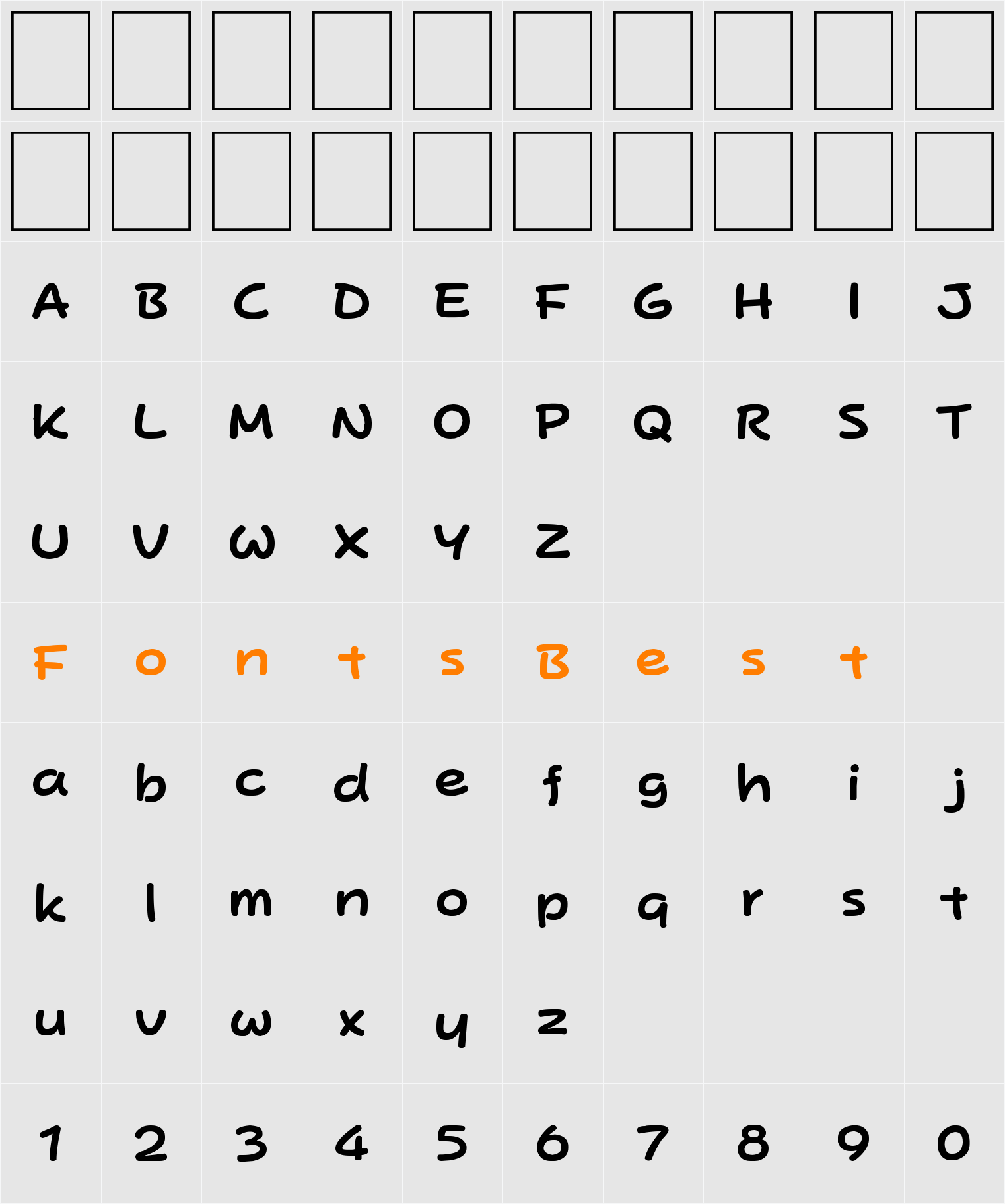 Hey Gorgeous Character Map