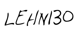 LEHN130 Font Image