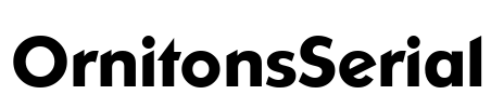 OrnitonsSerial Font Image