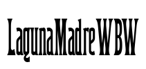 LagunaMadreWBW Font Image