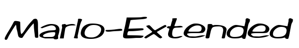 Marlo-Extended Font Image