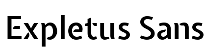 Expletus Sans Font Image