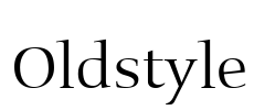 Oldstyle Font Image