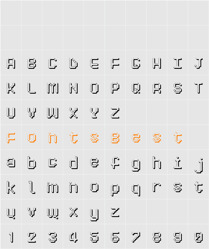 Pixelogist Character Map