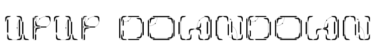 UpUp DownDown Font Image