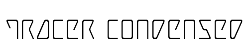 Tracer Condensed Font Image