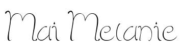 Mai Melanie Font Image