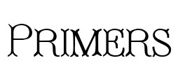 Primers Font Image