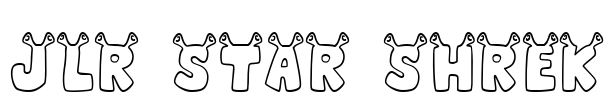 JLR Star Shrek Font Image