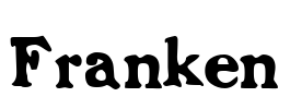 Franken Font Image