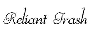 Reliant Trash Font Image