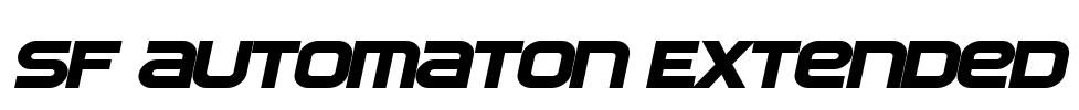 SF Automaton Extended Font Image