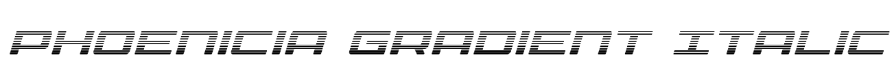 Phoenicia Gradient Italic
