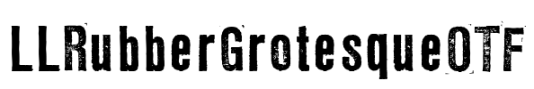 LLRubberGrotesqueOTF Font Image