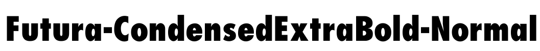 Futura-CondensedExtraBold-Normal