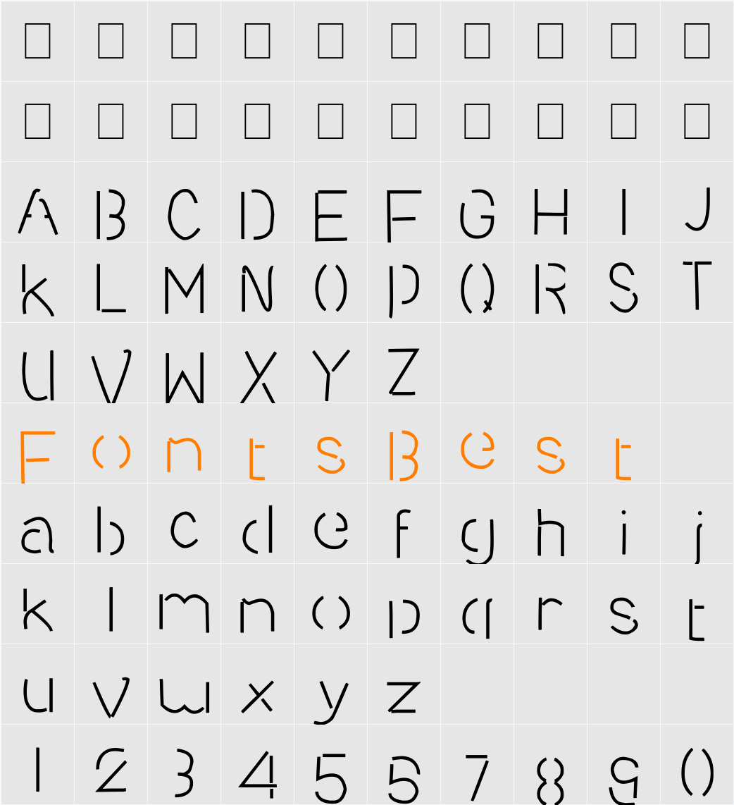Sequence Light Character Map